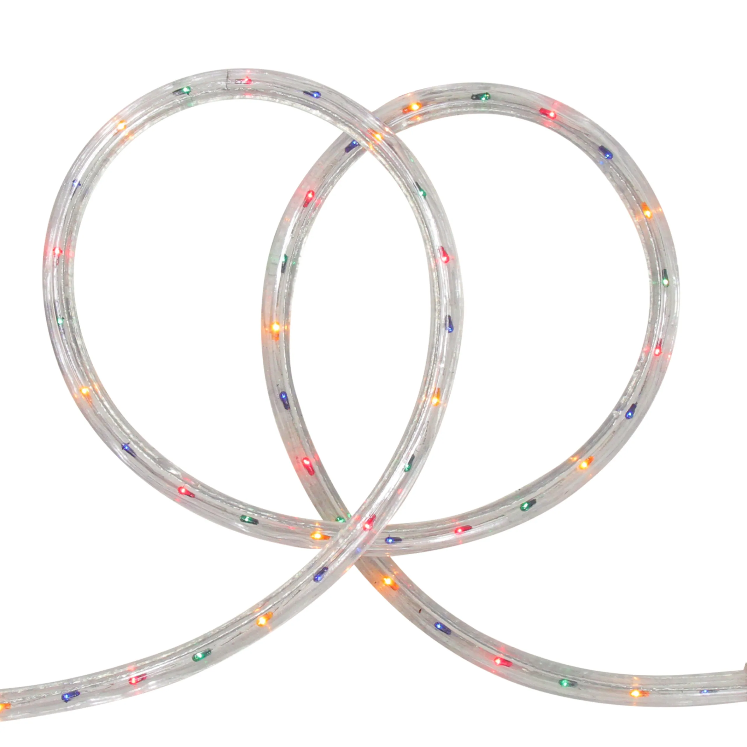Northlight Multi Colored Outdoor Christmas Rope Lights - 18Ft Clear Wire