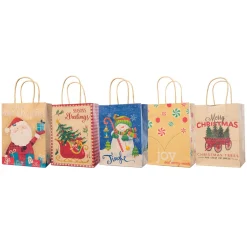 Gift Accessories*Lindy Bowman Pack Of 15 Assorted Medium Christmas Gift Bags With Handle