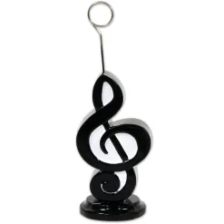 Beistle Pack Of 6 Black Musical Note Photo Or Balloon Holder Party Decorations 6 Oz.