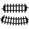 Trains*Northlight Pack Of 12 Black Replacement Train Set Track Pieces 10"