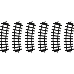 Trains*Northlight Pack Of 12 Black Replacement Train Set Track Pieces 10