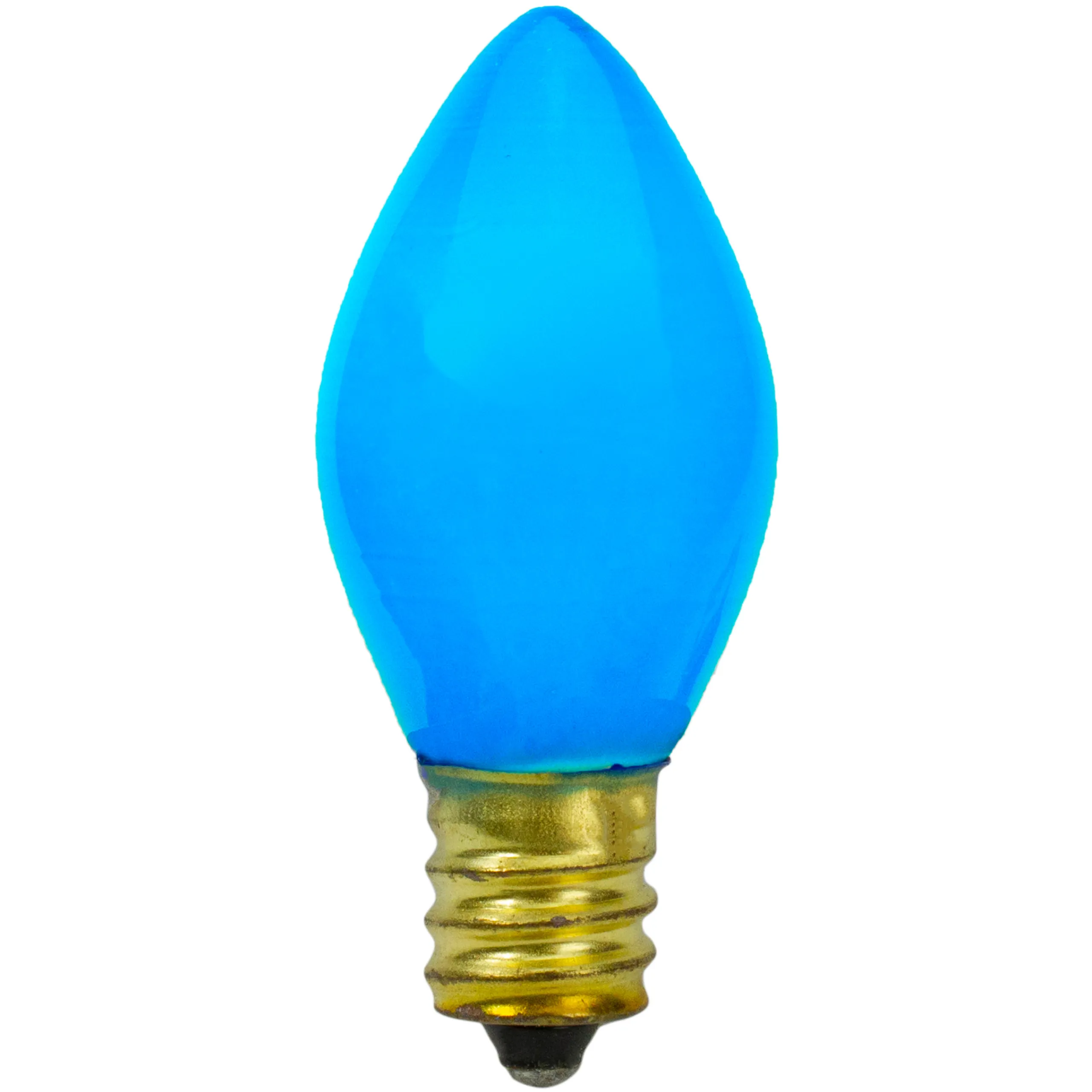 Northlight Pack Of 4 Blue Opaque C7 Christmas Replacement Bulbs - 2"
