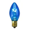 Northlight Pack Of 25 Blue Transparent C7 Christmas Replacement Bulbs