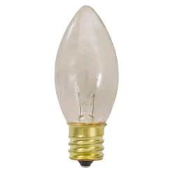 Northlight Pack Of 4 Clear C9 Transparent Christmas Replacement Bulbs