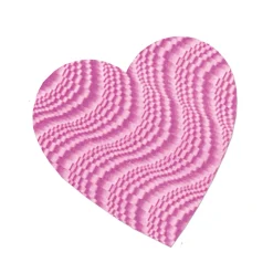 Beistle Pack Of 36 Embossed Pink Foil Heart Cutout Valentine Decorations 8.5"