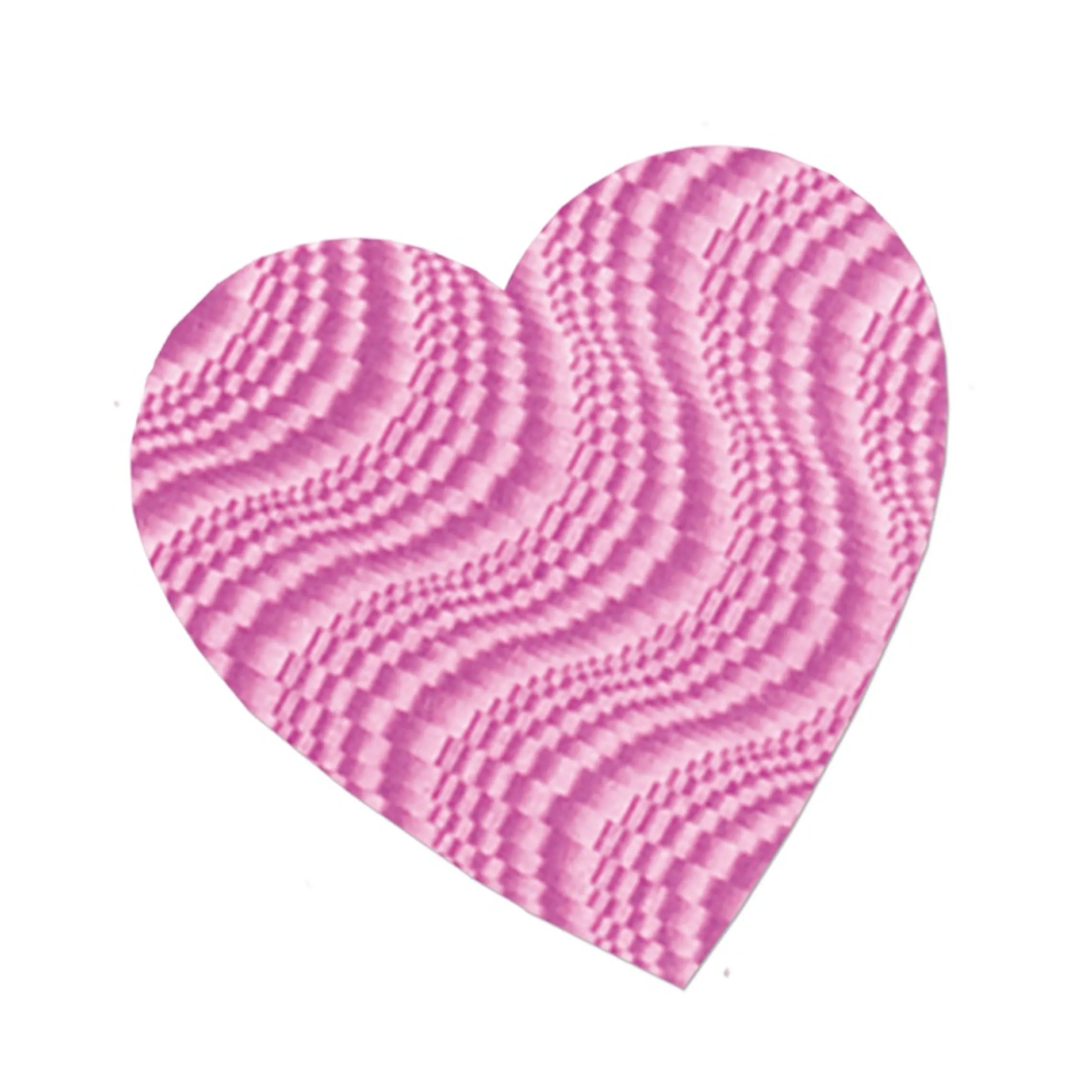 Beistle Pack Of 36 Embossed Pink Foil Heart Cutout Valentine Decorations 8.5"