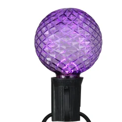 Northlight Pack Of 25 Faceted Led G50 Multi-Color Christmas Replacement Bulbs