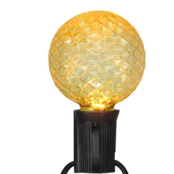 Northlight Pack Of 25 Faceted Led G50 Multi-Color Christmas Replacement Bulbs