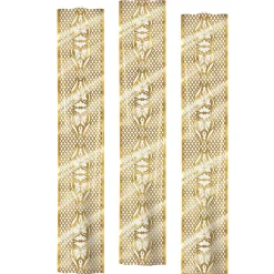 Beistle Pack Of 12 Gold Lattice Entertainment Party Panels Hanging Decorations 6'
