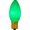 Northlight Pack Of 4 Green C9 Opaque Christmas Replacement Bulbs
