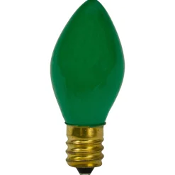 Northlight Pack Of 4 Green Opaque C7 Christmas Replacement Bulbs