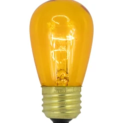 Northlight Pack Of 25 Incandescent S14 Yellow Christmas Replacement Bulbs