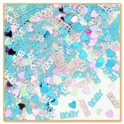 Beistle Pack Of 6 Multicolor Baby On The Way Baby Shower Confetti Bags 0.5 Oz.