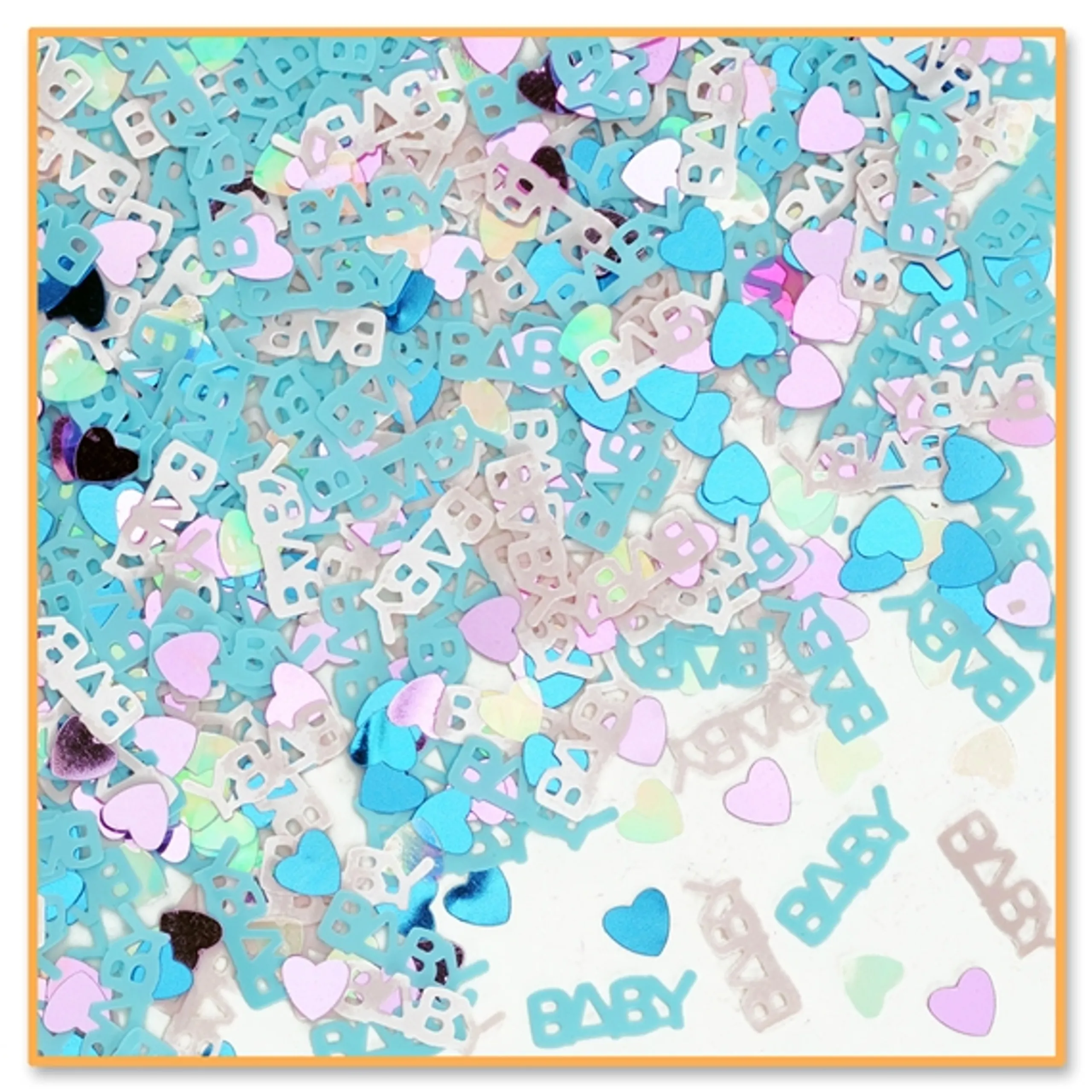 Beistle Pack Of 6 Multicolor Baby On The Way Baby Shower Confetti Bags 0.5 Oz.