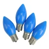 Sienna Pack Of 4 Opaque Blue C9 Christmas Replacement Bulbs