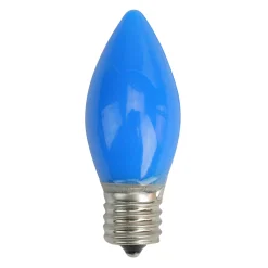 Sienna Pack Of 4 Opaque Blue C9 Christmas Replacement Bulbs