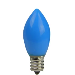Sienna Pack Of 4 Opaque Blue Led C7 Christmas Replacement Bulbs