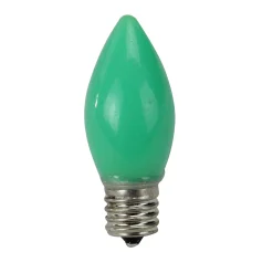 Sienna Pack Of 4 Opaque Green C9 Led Christmas Replacement Bulbs