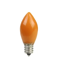 Sienna Pack Of 4 Opaque Orange Led C7 Christmas Replacement Bulbs
