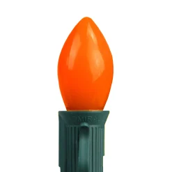 Sienna Pack Of 4 Opaque Orange Led C7 Christmas Replacement Bulbs