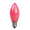 Sienna Pack Of 4 Opaque Pink C9 Led Christmas Replacement Bulbs