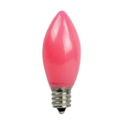 Sienna Pack Of 4 Opaque Pink C9 Led Christmas Replacement Bulbs