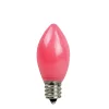 Sienna Pack Of 4 Opaque Pink Led C7 Christmas Replacement Bulbs