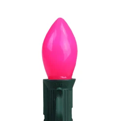 Sienna Pack Of 4 Opaque Pink Led C7 Christmas Replacement Bulbs