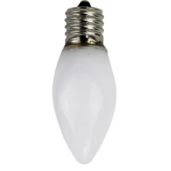 Sienna Pack Of 4 Opaque White C9 Led Christmas Replacement Bulbs