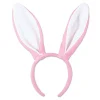 Beistle Pack Of 12 Pink And White Soft-Touch Bunny Ears Headbands Easter Costume Accessories