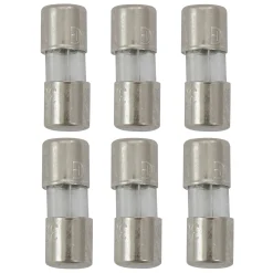 Northlight Pack Of 6 Replacement Fuses For Mini Christmas Lights, 3 Amps