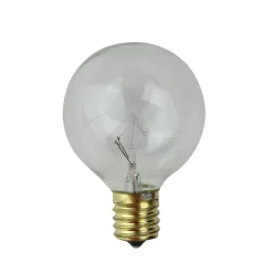 Sienna Pack Of 4 Transparent Clear G50 Globe Christmas Replacement Bulbs