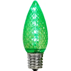 Sienna Pack Of 4 Transparent Green Led C9 Christmas Replacement Bulbs