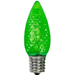 Sienna Pack Of 4 Transparent Green Led C9 Christmas Replacement Bulbs