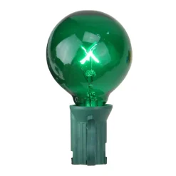 Northlight Pack Of 4 Transparent Multi-Color G40 Globe Christmas Replacement Bulbs