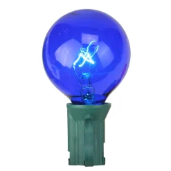 Northlight Pack Of 4 Transparent Multi-Color G40 Globe Christmas Replacement Bulbs