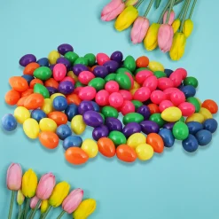 Northlight Pack Of 150 Vibrantly Colored Springtime Easter Egg Decorations 2.5"