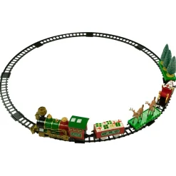 Trains*Northlight 22Pc Battery Operated Lighted And Animated Christmas Train Set With Working Smokestack