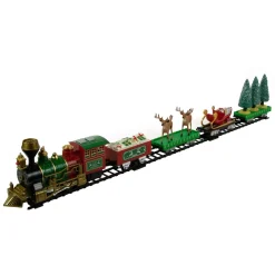 Trains*Northlight 22Pc Battery Operated Lighted And Animated Christmas Train Set With Working Smokestack