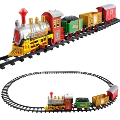 Trains*Northlight 12-Piece Battery Operated Lighted And Animated Christmas Express Train Set With Sound