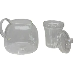 CC Home Furnishings 15-Piece Blooming Flower Tea Set