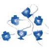 Rite Lite 20-Piece Blue Battery Operated Micro Led Hanukkah Mini String Lights With Timer - 6.2 Ft