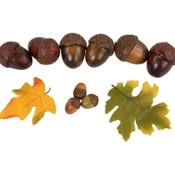 Northlight 10-Piece Fall Harvest Artificial Acorns And Maple Leaves Decoration Set