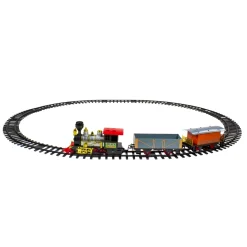 Trains*Northlight 17-Piece Lighted And Animated Gold And Red Classic Model Train Set With Sound