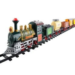 Trains*Northlight 18-Piece Lighted And Animated Continental Express Train Set With Sound