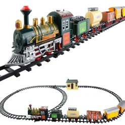 Trains*Northlight 18-Piece Lighted And Animated Continental Express Train Set With Sound