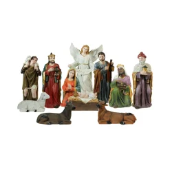 Nativities*Northlight 11-Piece Multi-Color Religious Christmas Nativity Figurine Set 39"