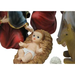Nativities*Northlight 12-Piece Red And Beige Religious Children's First Christmas Nativity Set 8"