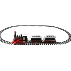 Trains*Northlight 13-Piece Red And Black Battery Operated Lighted And Animated Train Set With Sound
