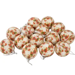 Northlight Balls>14-Piece Snowman Decoupage Christmas Ball Ornament Set, 2.25" (60Mm)